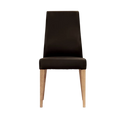 Highland Dining Chair - Black PU Leather