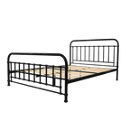 Akira Queen Metal Bed black
