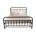 Akira Queen Metal Bed black