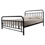 Akira Queen Metal Bed black
