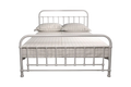 Akira Queen Metal Bed white