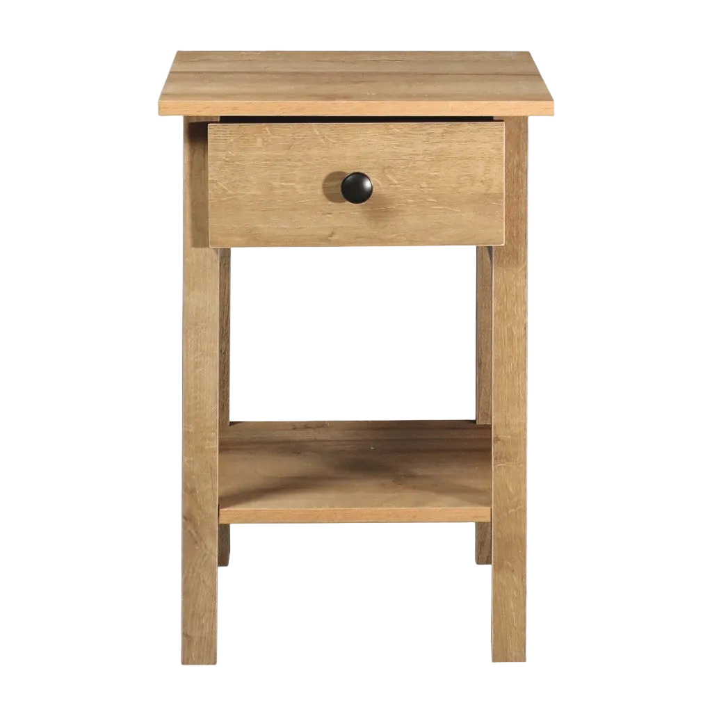 Declan 1 Drawer Bedside Table - Riviera Oak