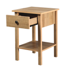 Declan 1 Drawer Bedside Table - Riviera Oak