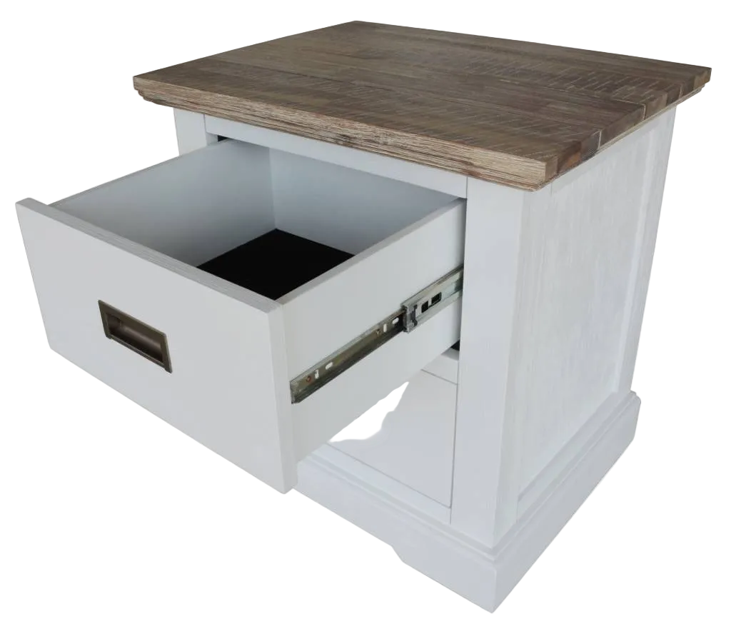 Folkestone 2 Drawer Bedside Table - Multicolour
