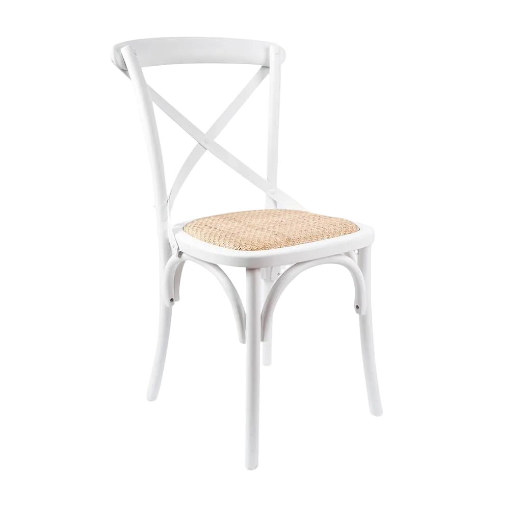 Cafe Dining Chair - White