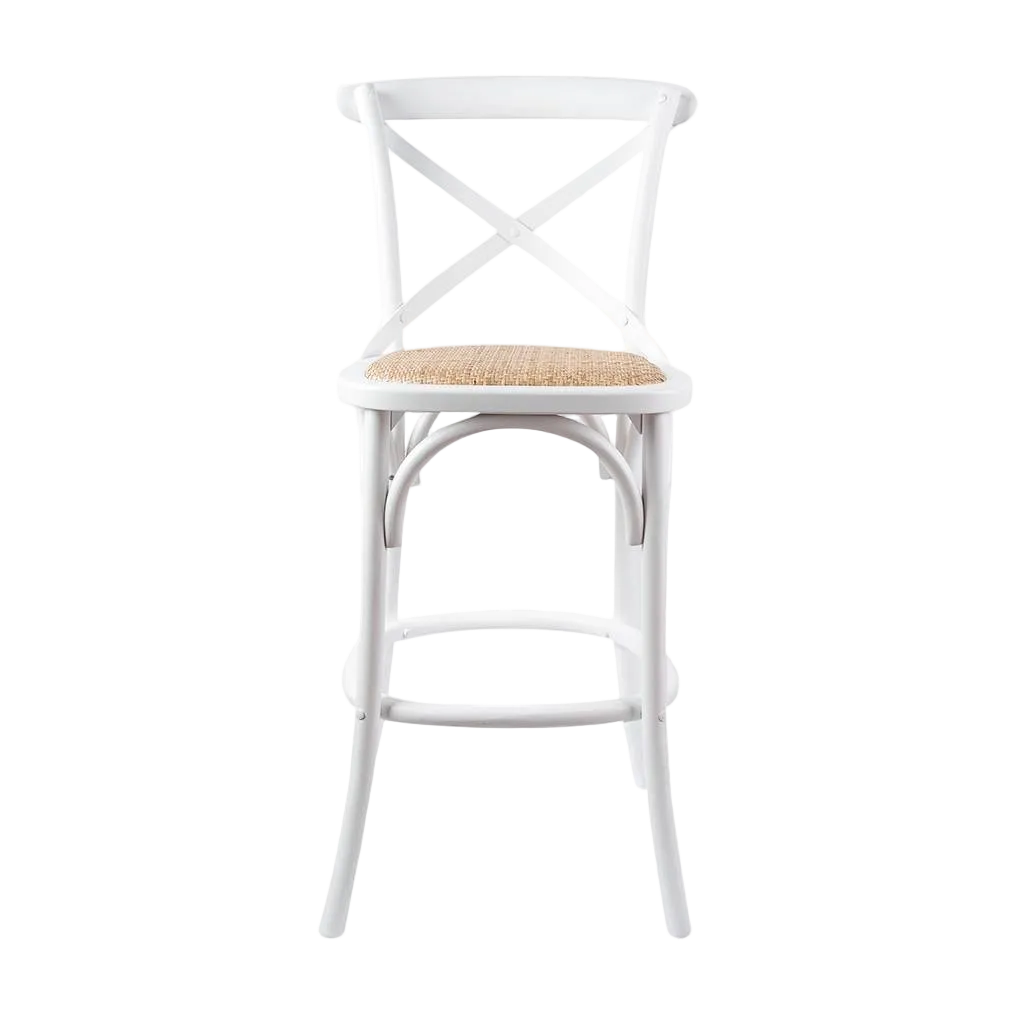 Cafe Bar Stool - White