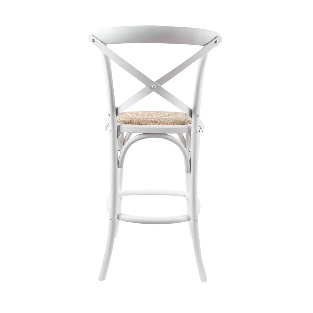 Cafe Bar Stool - White