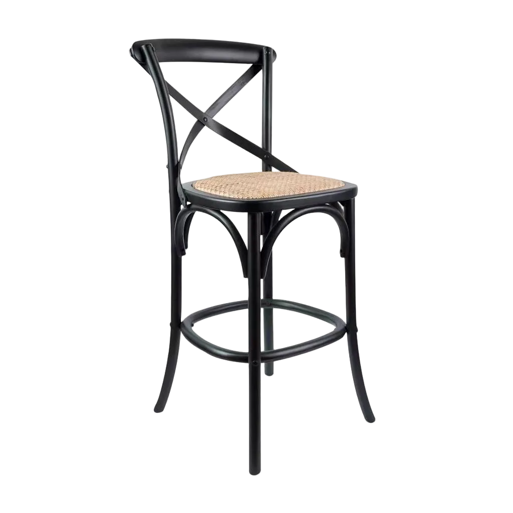 Cafe Bar Stool - Black