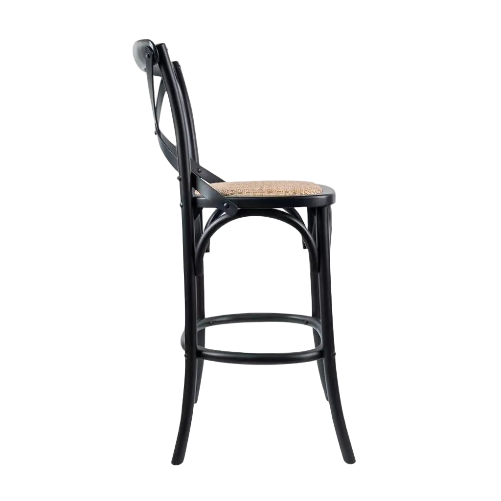 Cafe Bar Stool - Black