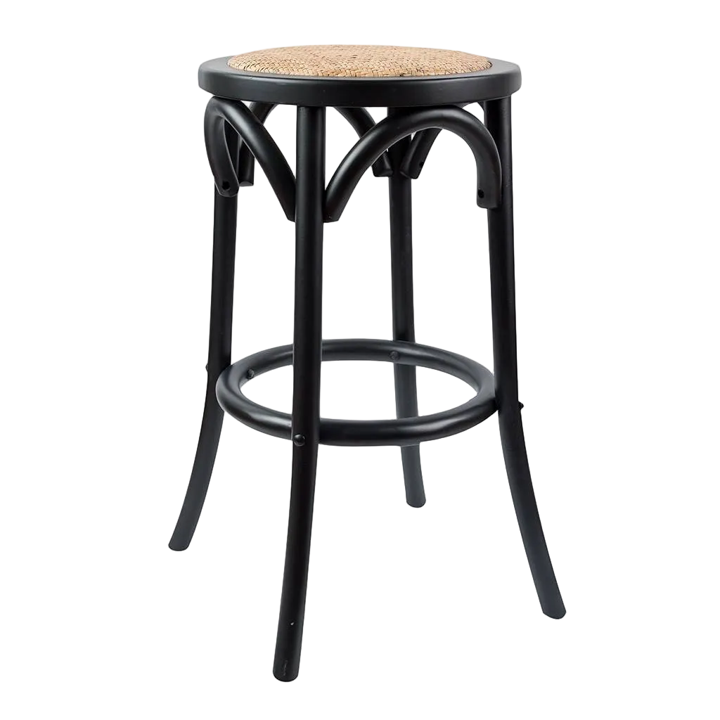Cafe Kitchen Stool - Black