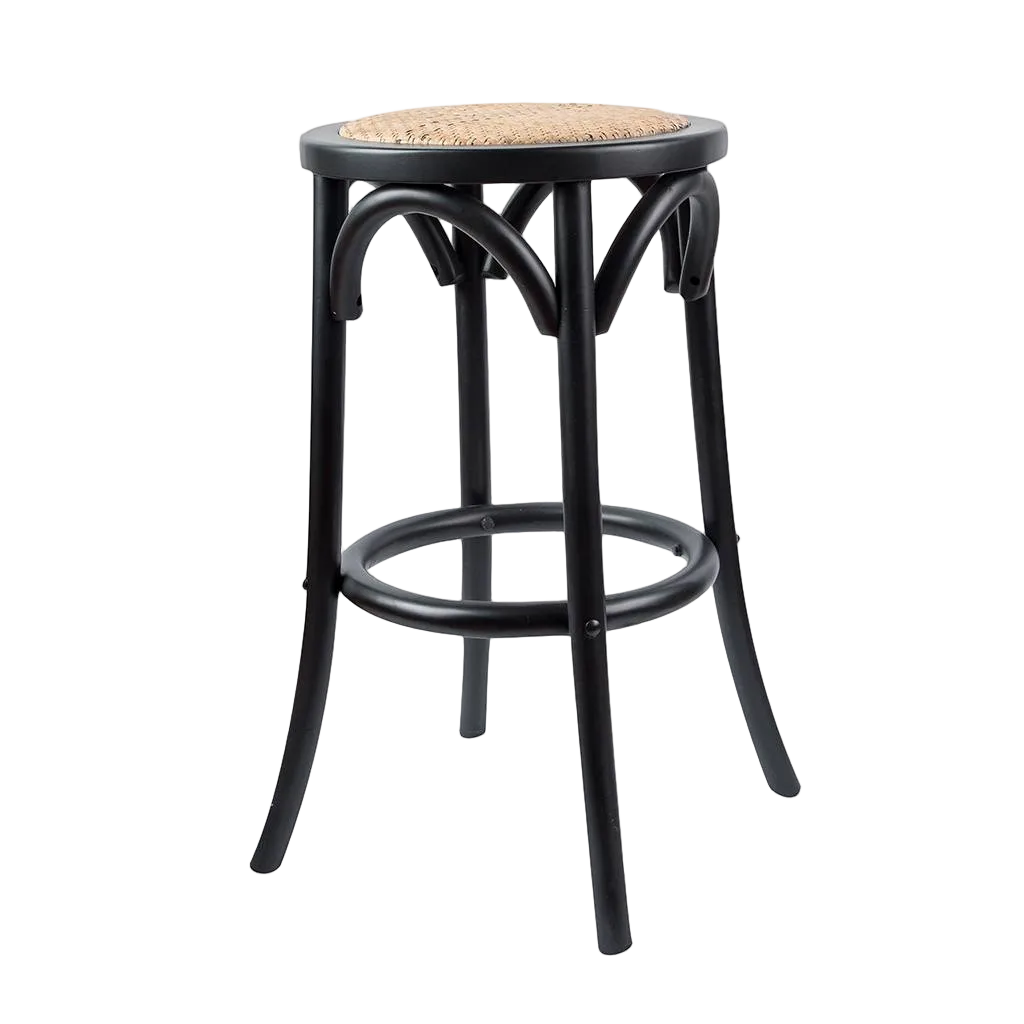 Cafe Kitchen Stool - Black