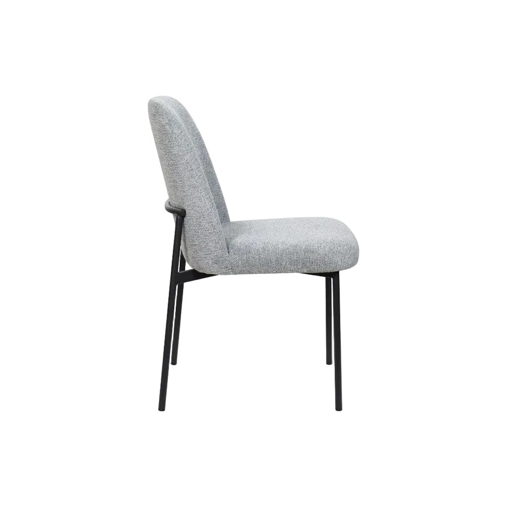 Libra Fabric Dining Chair - Grey