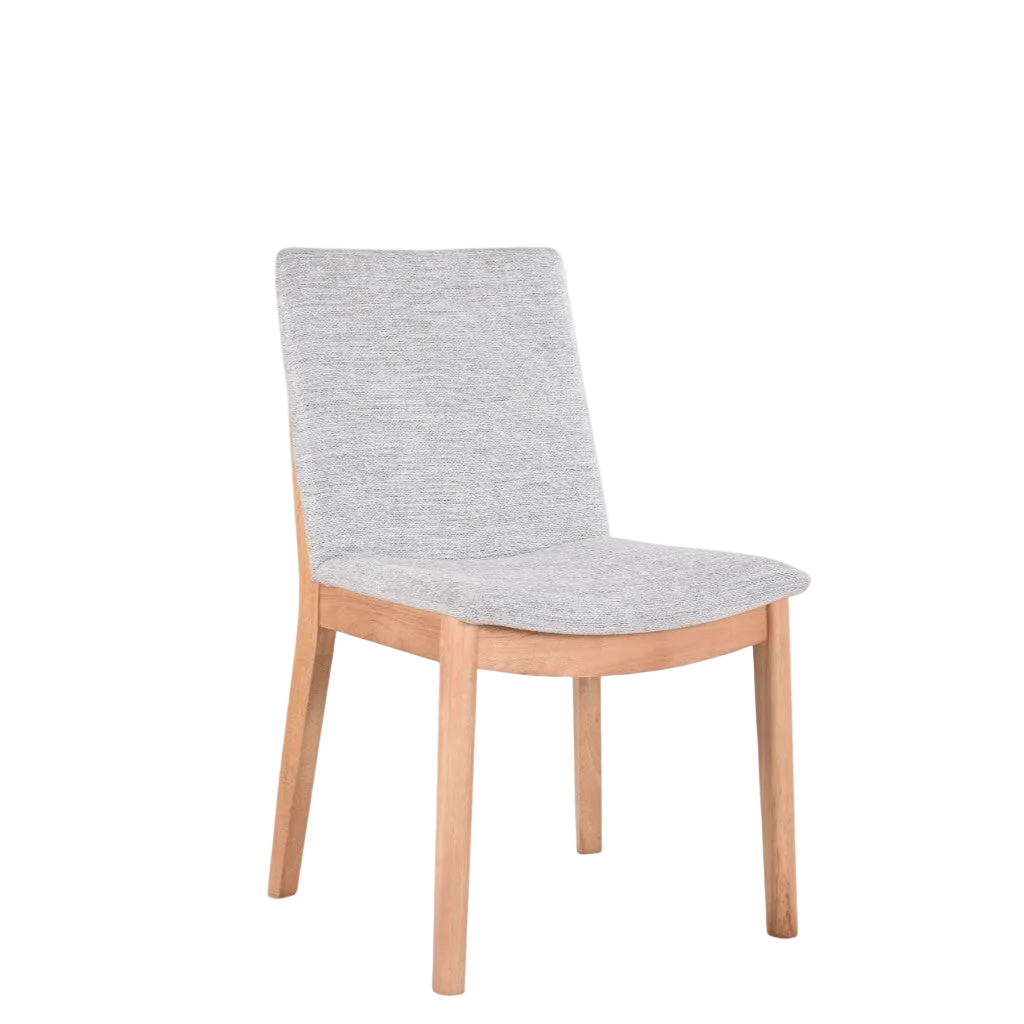 Perisher Fabric Dining Chair - Grey