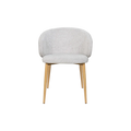 Saturn Fabric Dining Chair - Taupe Oak