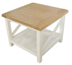 Shellwood Lamp Table - Oak White