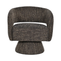 Bruno Fabric Accent Chair - Chocolate