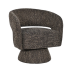 Bruno Fabric Accent Chair - Chocolate