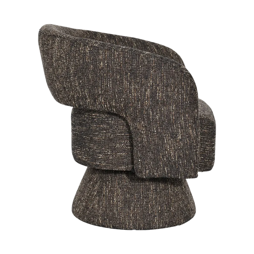 Bruno Fabric Accent Chair - Chocolate