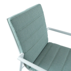 Astra Outdoor Dining Chair - White Sea Mist Green