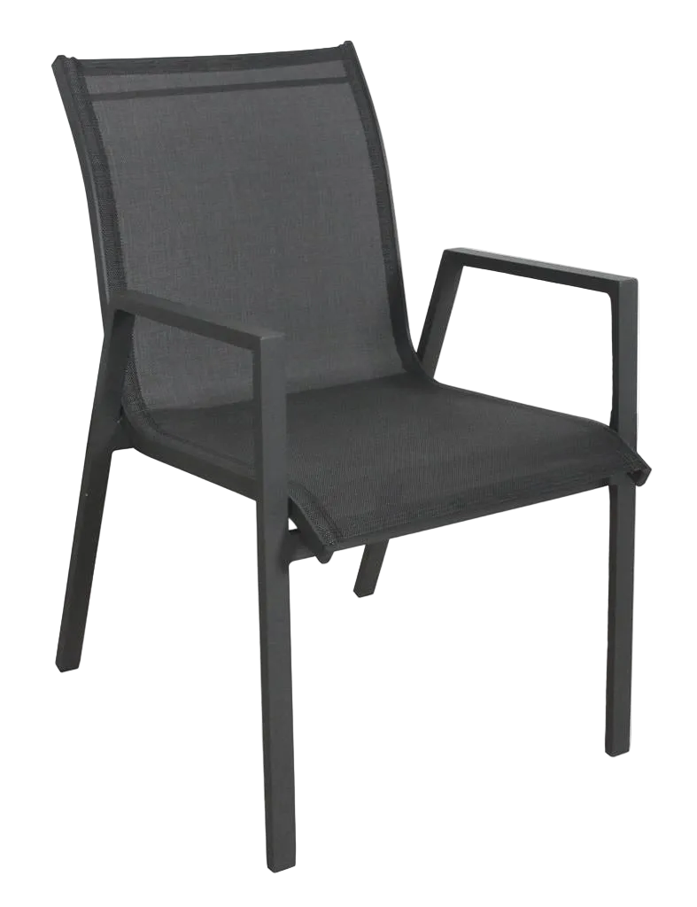 Icaria Outdoor Chair - Charcoal Light Grey