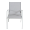 Icaria Outdoor Chair - White Light Grey