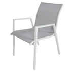 Icaria Outdoor Chair - White Light Grey