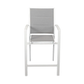 Taurus Outdoor Bar Stool - White Grey