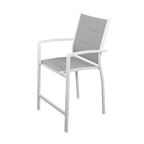 Taurus Outdoor Bar Stool - White Grey