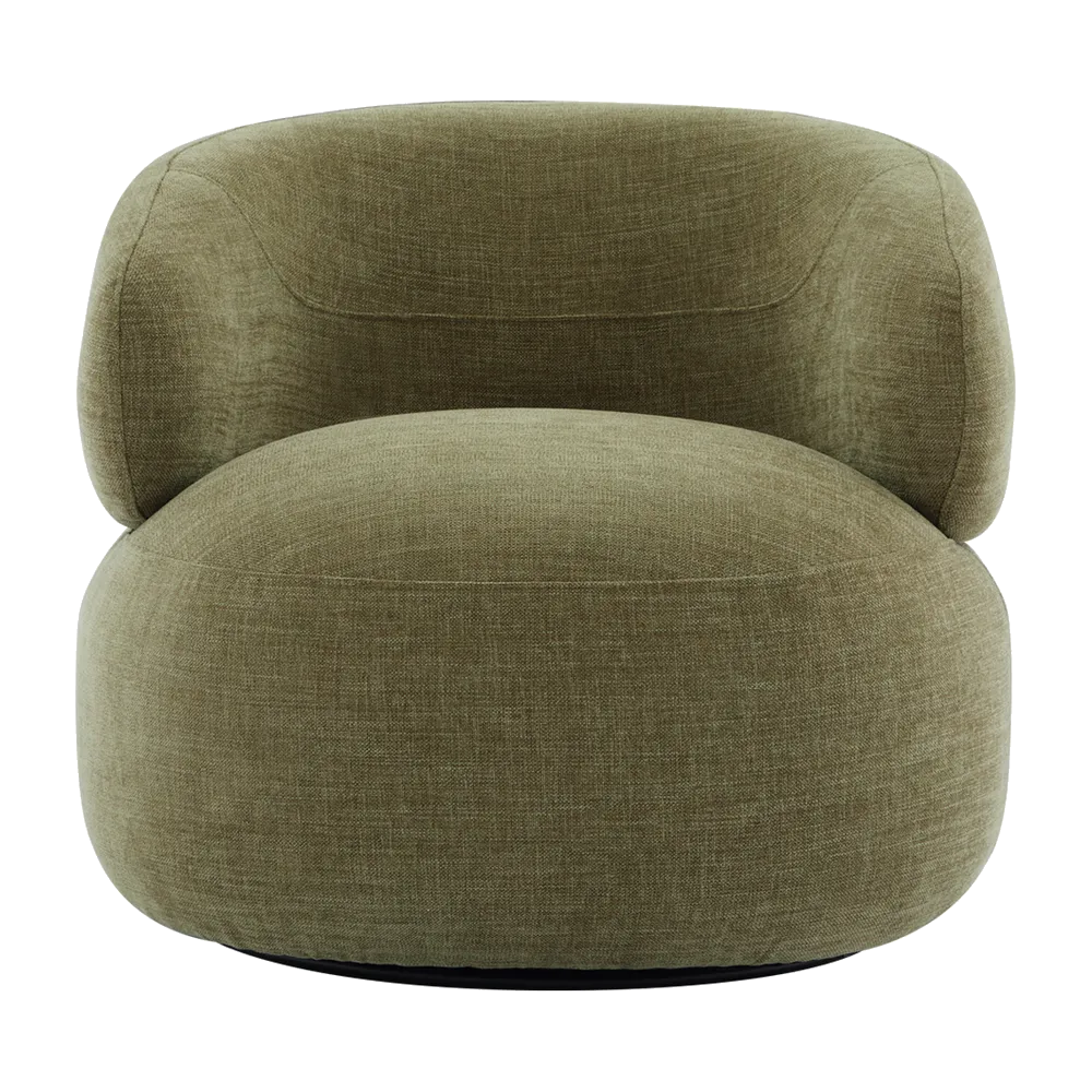 Greenwich Swivel Occasional Chair - Sage Chenille