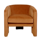 Kylie Arm Chair - Caramel Velvet